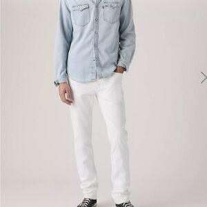 Levi’s 511 Slim Fit White Jeans 32x32 | Classic Stretch Denim